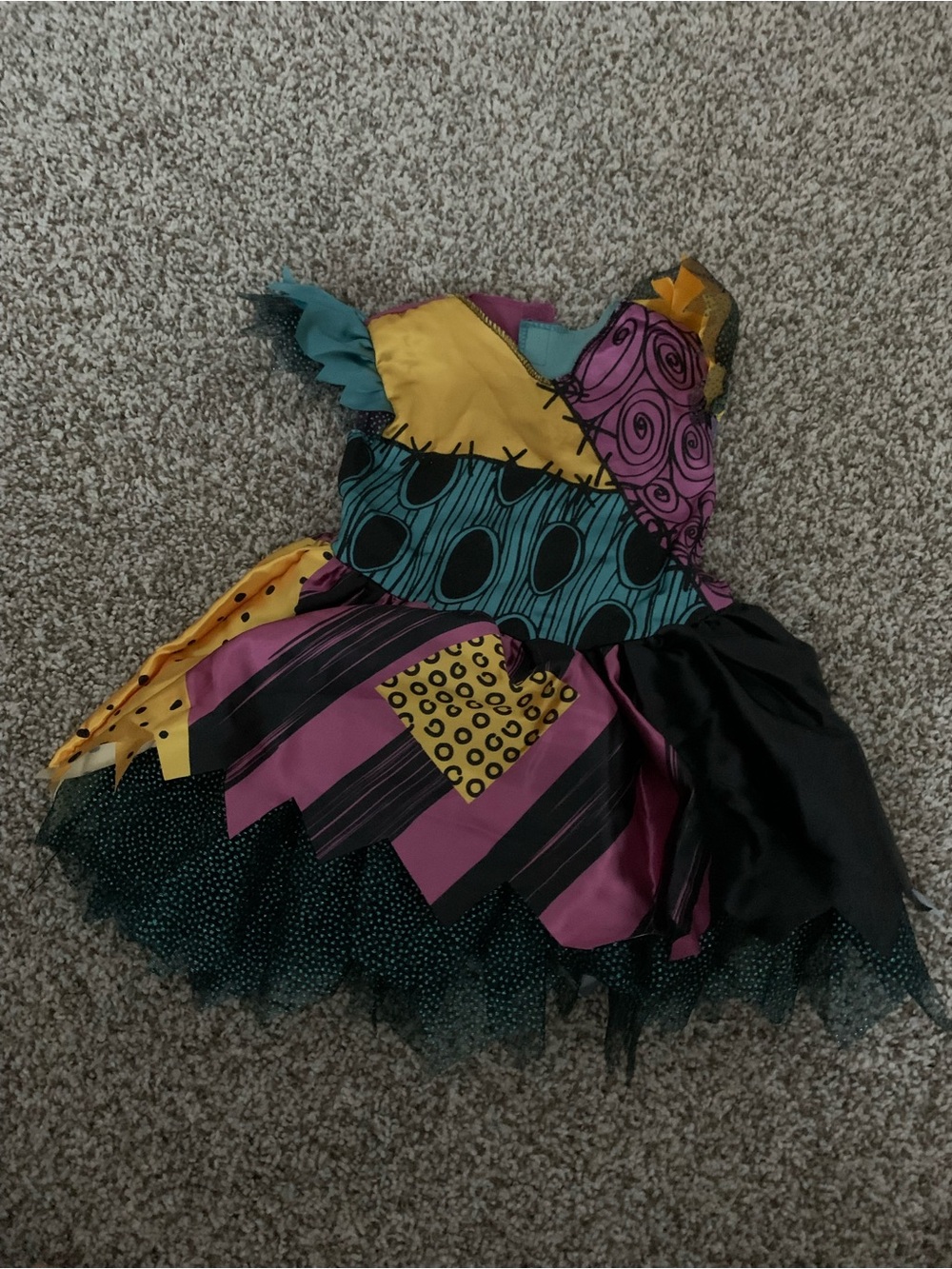 Disney Sally Nightmare Before Christmas Costume Dress 3T-4T Halloween